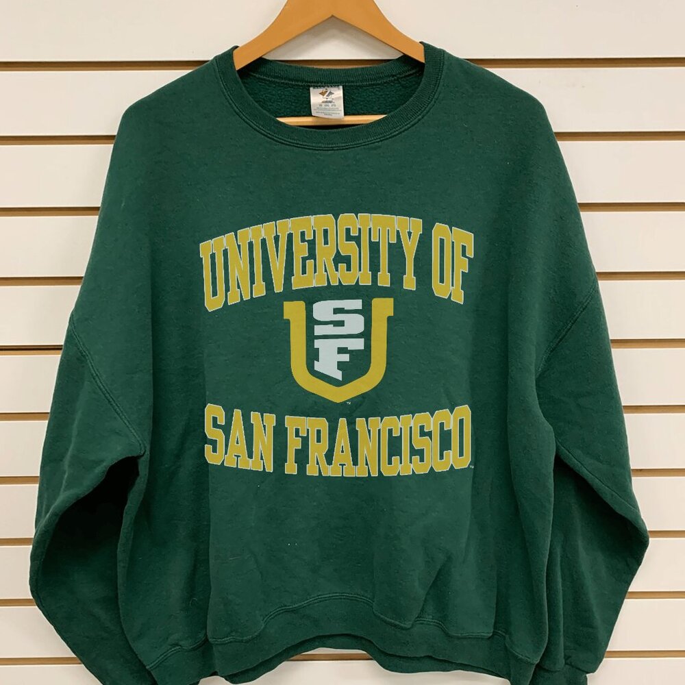 Vintage University of San Francisco Champion Sweatshirt, USF Shirt For Men Women